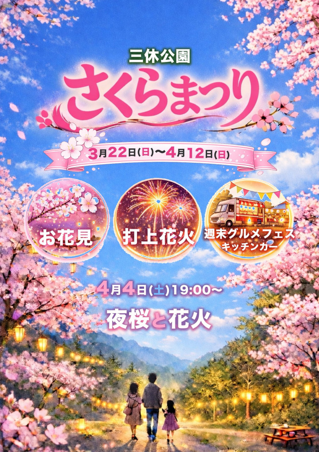【2026年】三休公園 さくらまつり