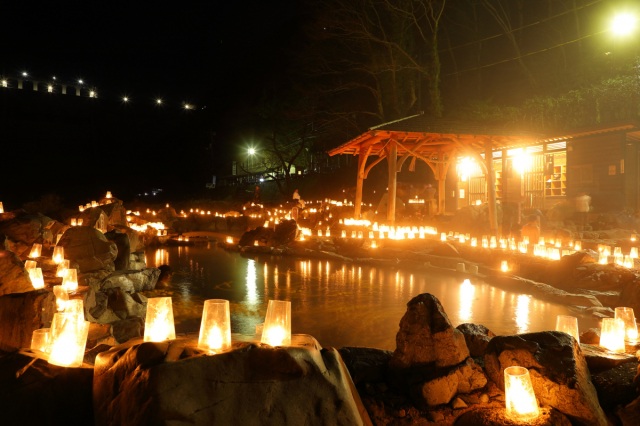 【2025年】キャンドルファンタジー in 湯原温泉