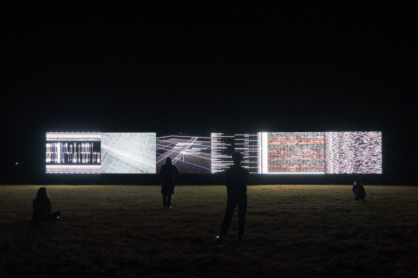 Ryoji Ikeda,data.flux [LED version]audiovisual installation  |  2021 　https://www.ryojiikeda.com/project/datamatics/#data_flux_LED_version  　©️ ALTERNATIVE KYOTO 2021 Imagination as a Form of 