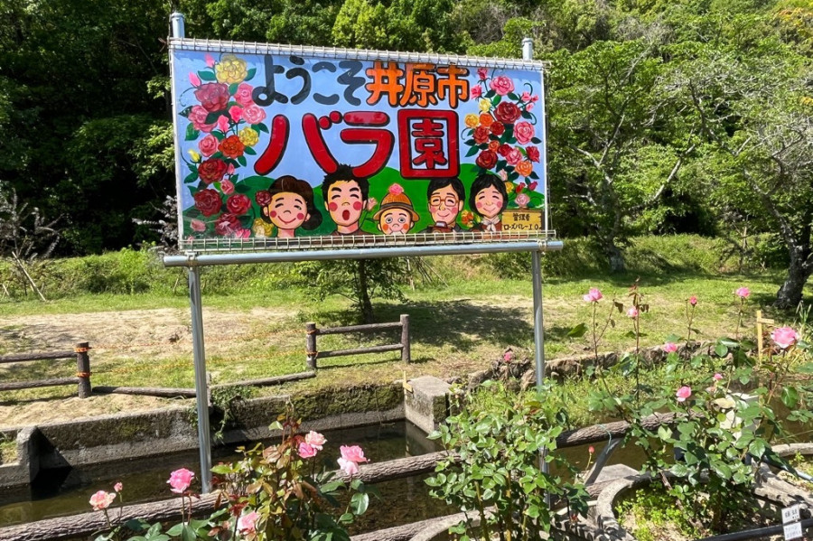 井原市バラ園　花苗即売会