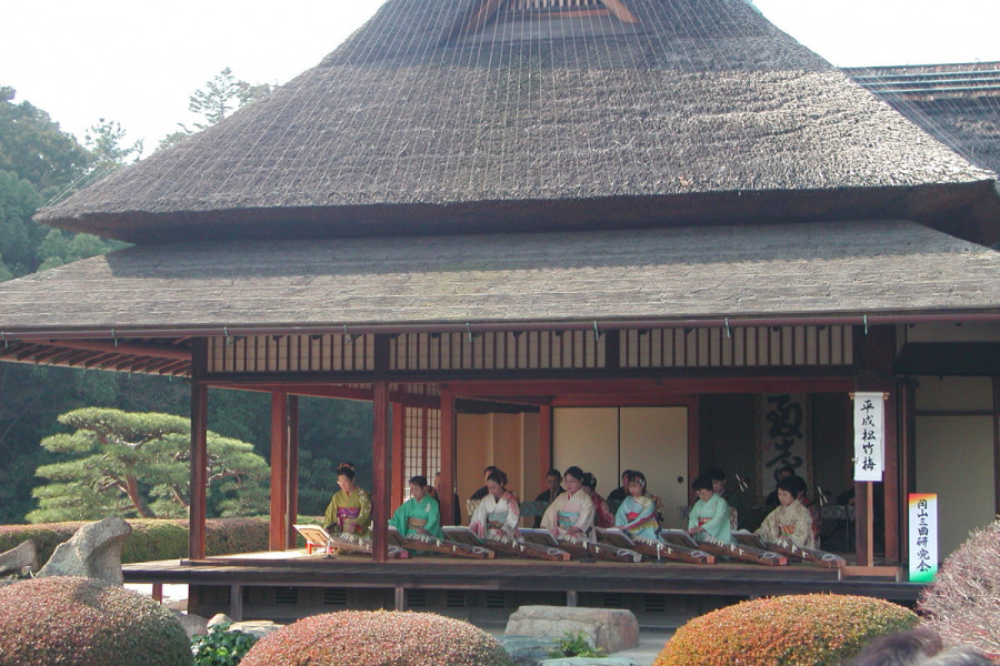 岡山後楽園「初春祭」