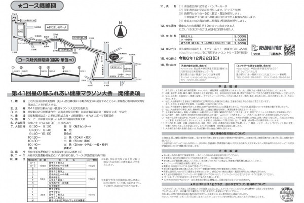 大会要項（裏）