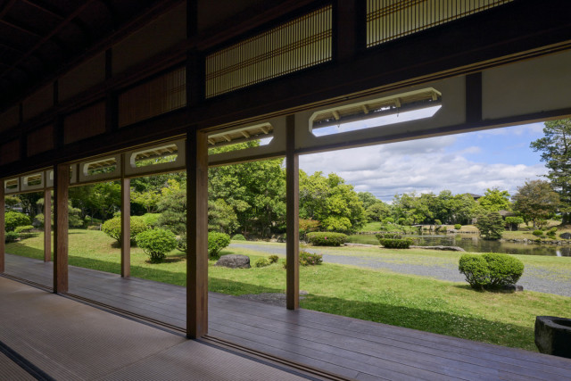 衆楽園／旧津山藩別邸庭園（森芸作品展示会場）