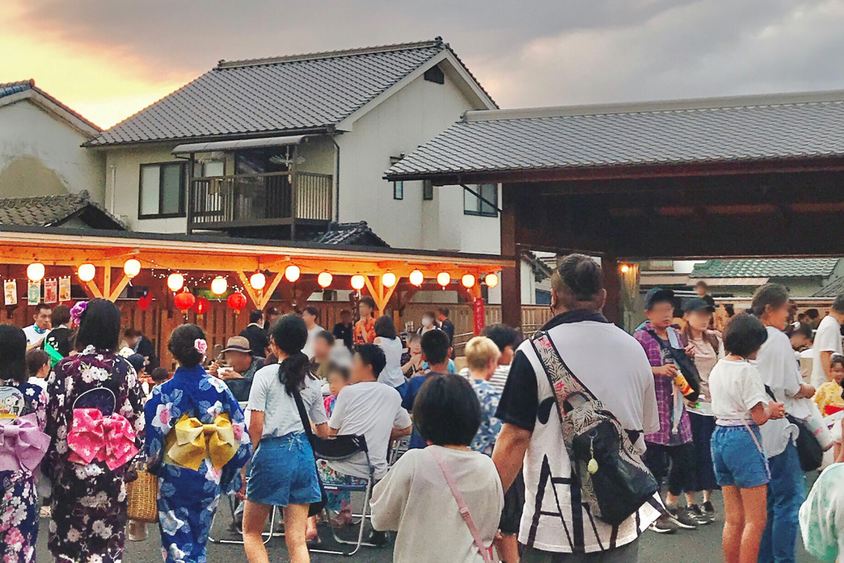 ビアガーデン（やかげ西町イベント広場）