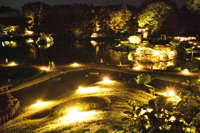 期間限定!岡山後楽園の「夏の幻想庭園」へ行ってみた!
