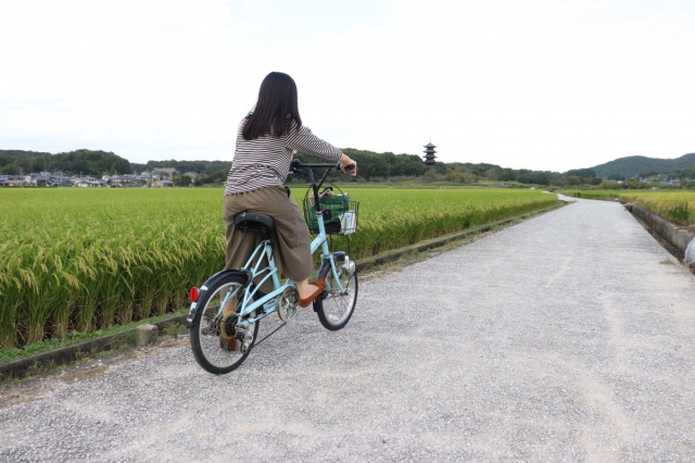 秋の吉備路を満喫!レンタサイクルで走って、眺めて、食べて。
