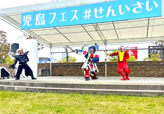 岡山のご当地ヒーロー「モモセイバー」と「三白市」&「2024春 児島フェス#せんいさい」情報