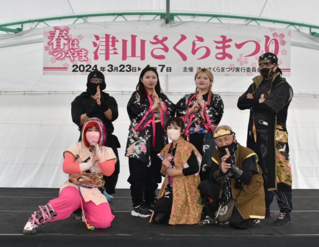 岡山で活動する武将隊(忍者隊)vol.1/作州忍者鶴山隊と津山城