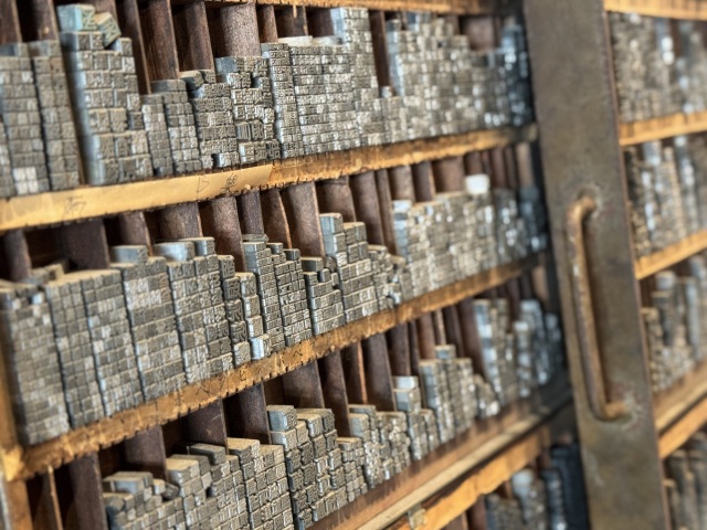 レトロかっこいい「備前凸版工作所」で活版印刷体験。カフェもあります!(備前市)