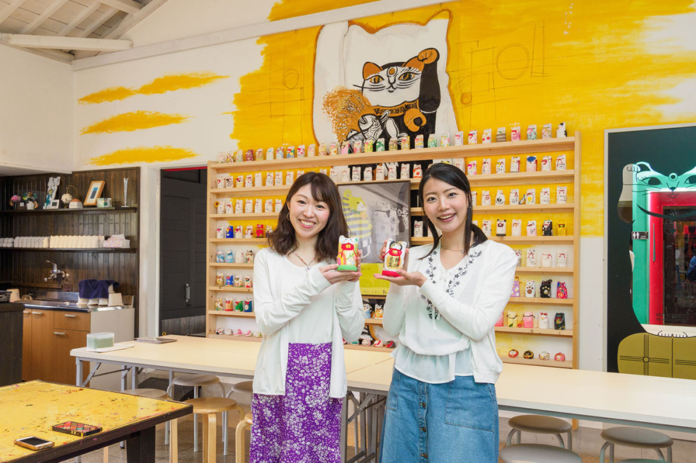 福がいっぱい! 招き猫美術館でオリジナル招き猫を作ろう!