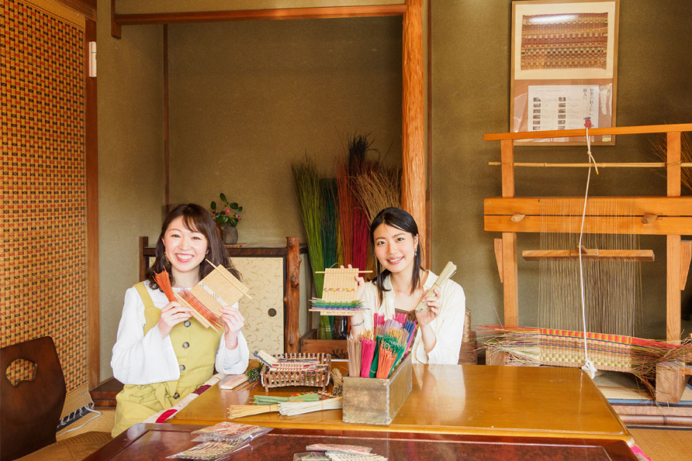 古民家で作る、和の魅力を詰め込んだ「い草コースター」