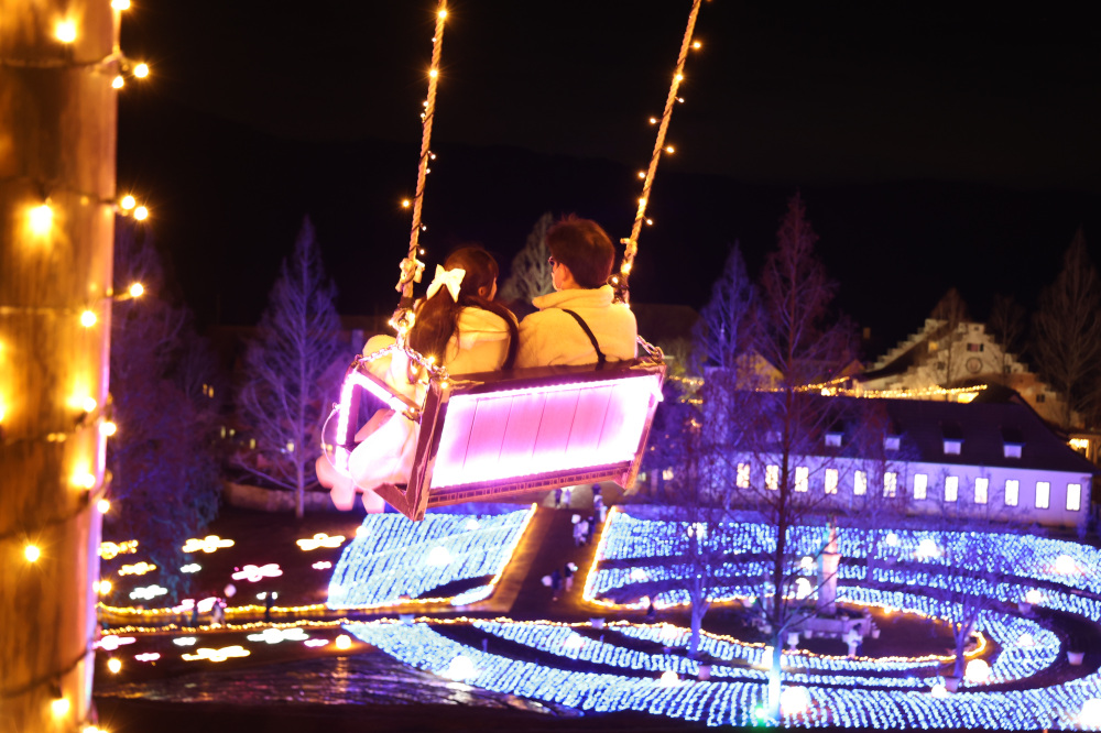 2月中旬まで楽しめる!光きらめく「ドイツの森」のイルミネーション(赤磐市)