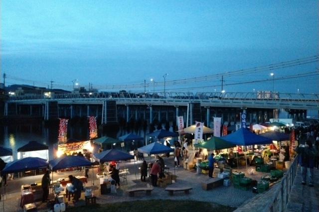 備前岡山京橋朝市