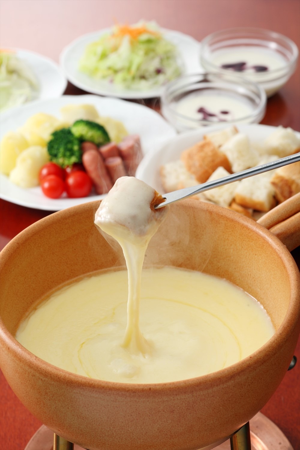 チーズフォンデュ