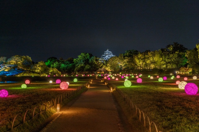 岡山後楽園 夏の幻想庭園