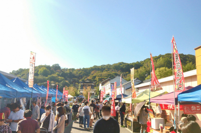 宿場町矢掛の日曜朝市