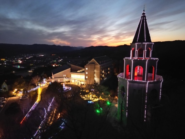 Winter illumination 2025(作東バレンタインホテル)